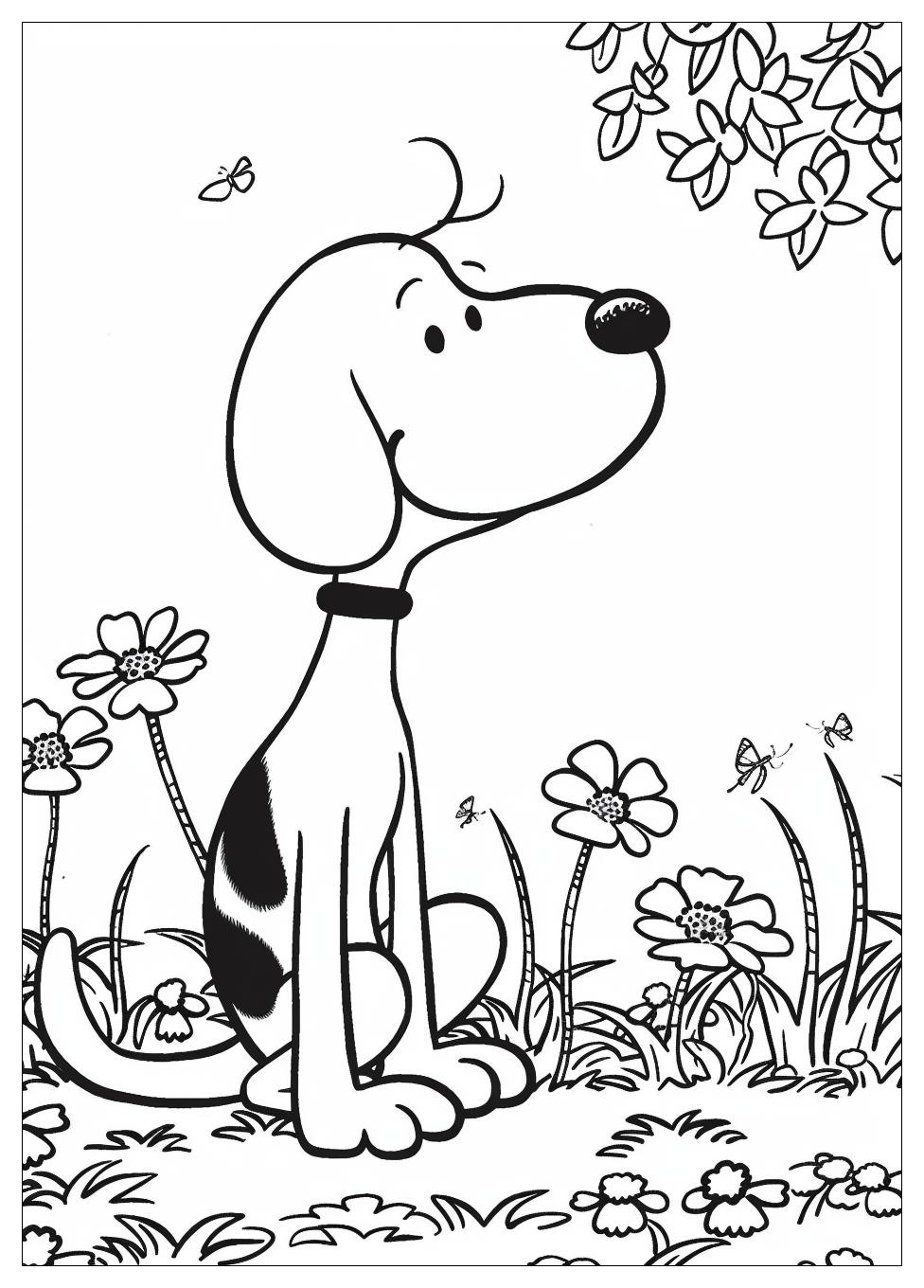 Snoopy Coloring Pages-15