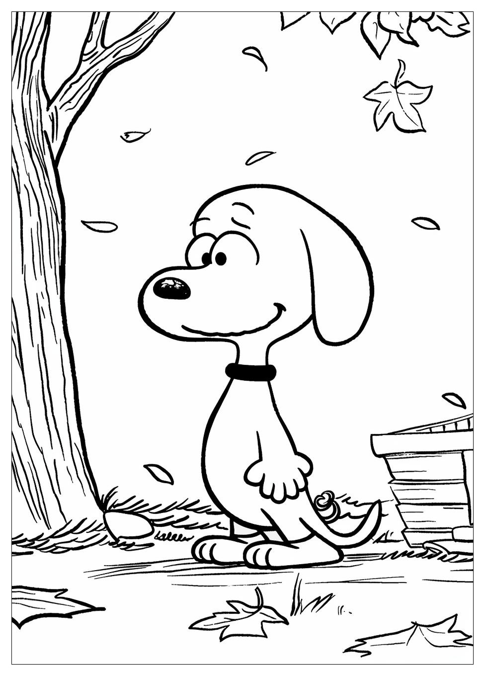 Snoopy Coloring Pages-16
