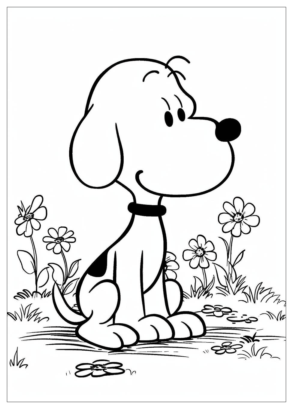 Snoopy Coloring Pages-17