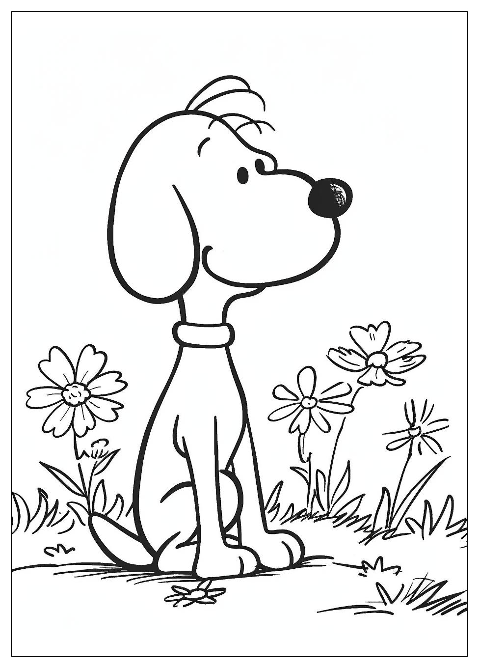 Snoopy Coloring Pages-18
