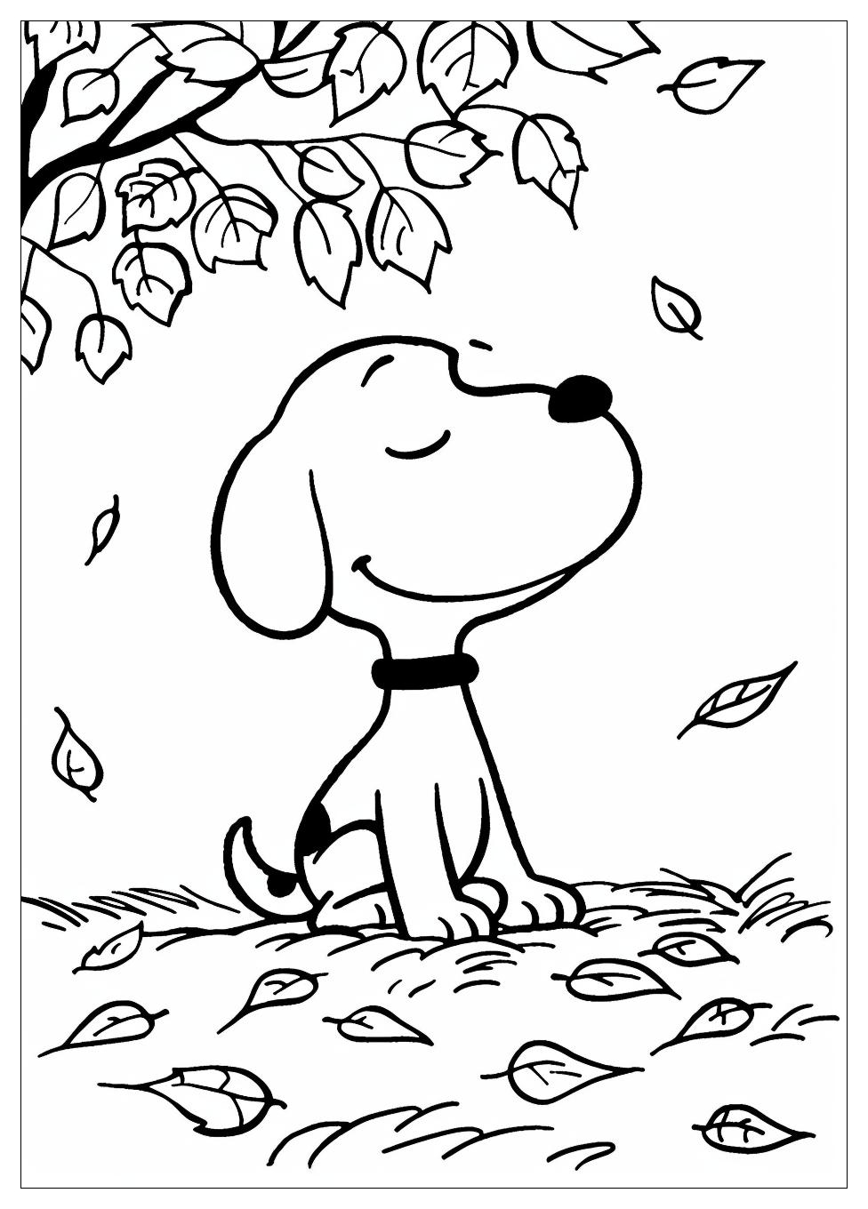 Snoopy Coloring Pages-2