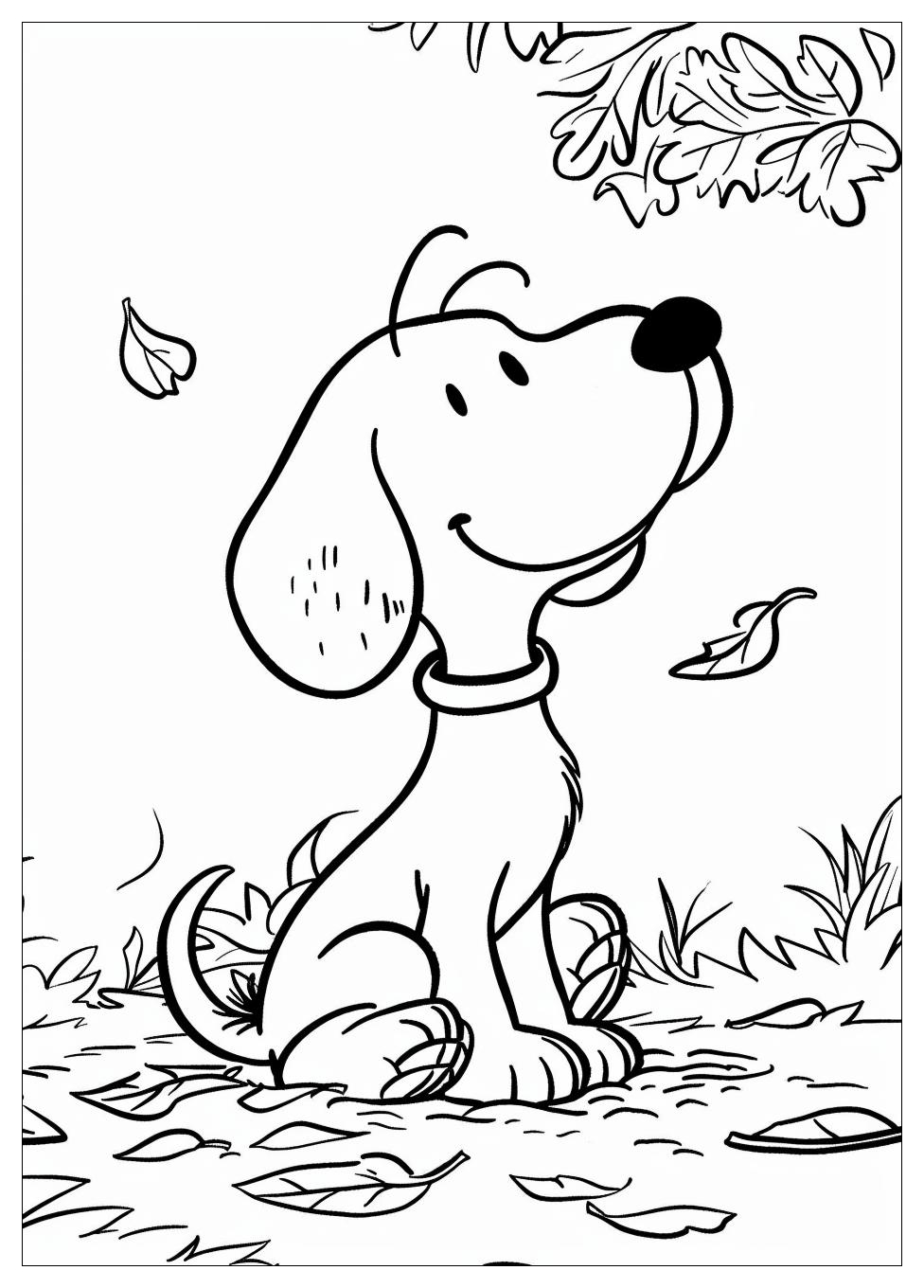 Snoopy Coloring Pages-20
