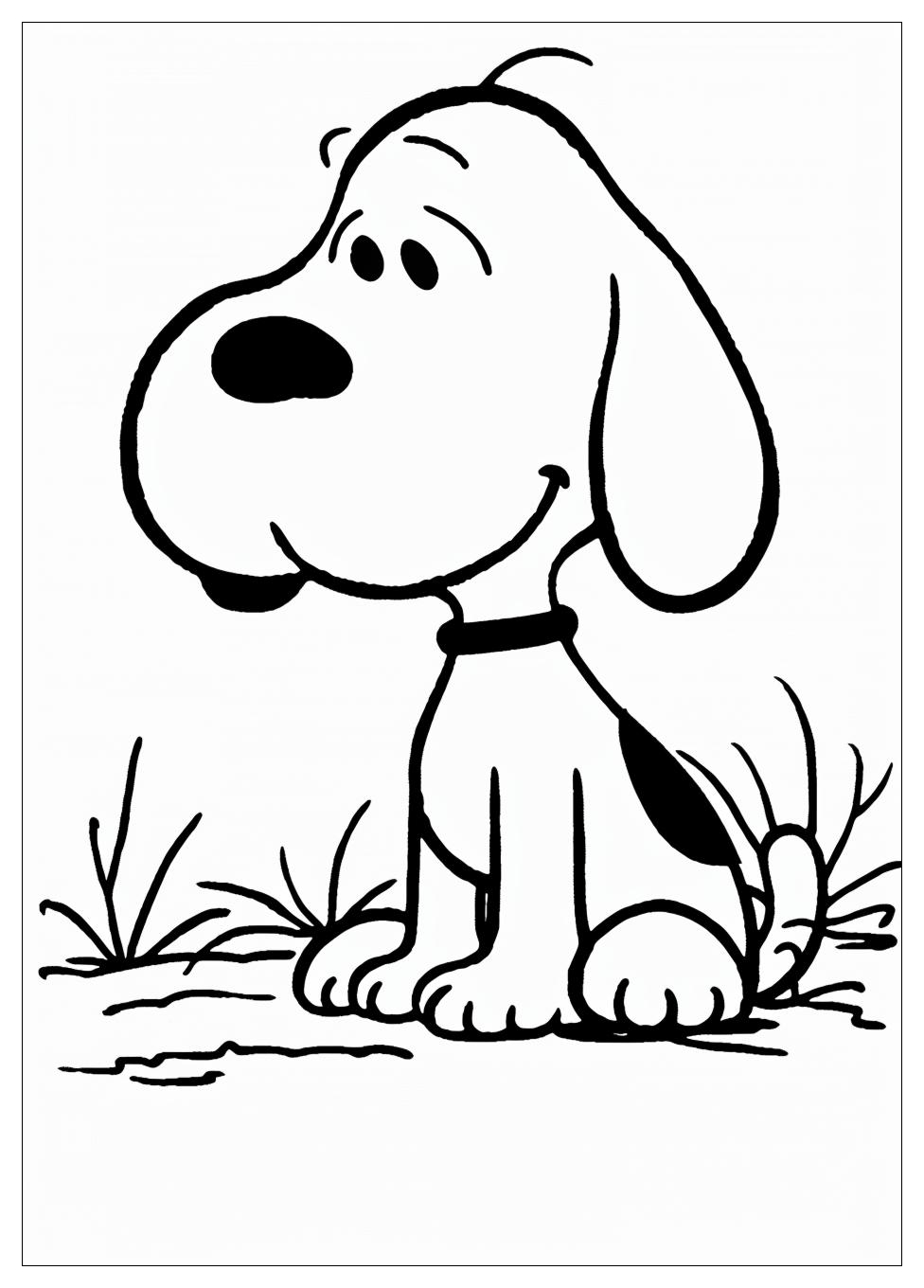 Snoopy Coloring Pages-3
