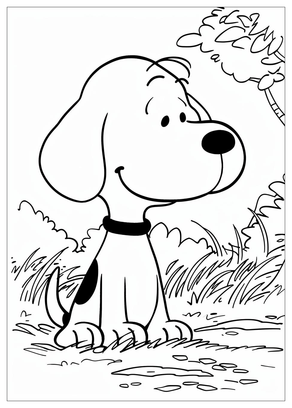 Snoopy Coloring Pages-6