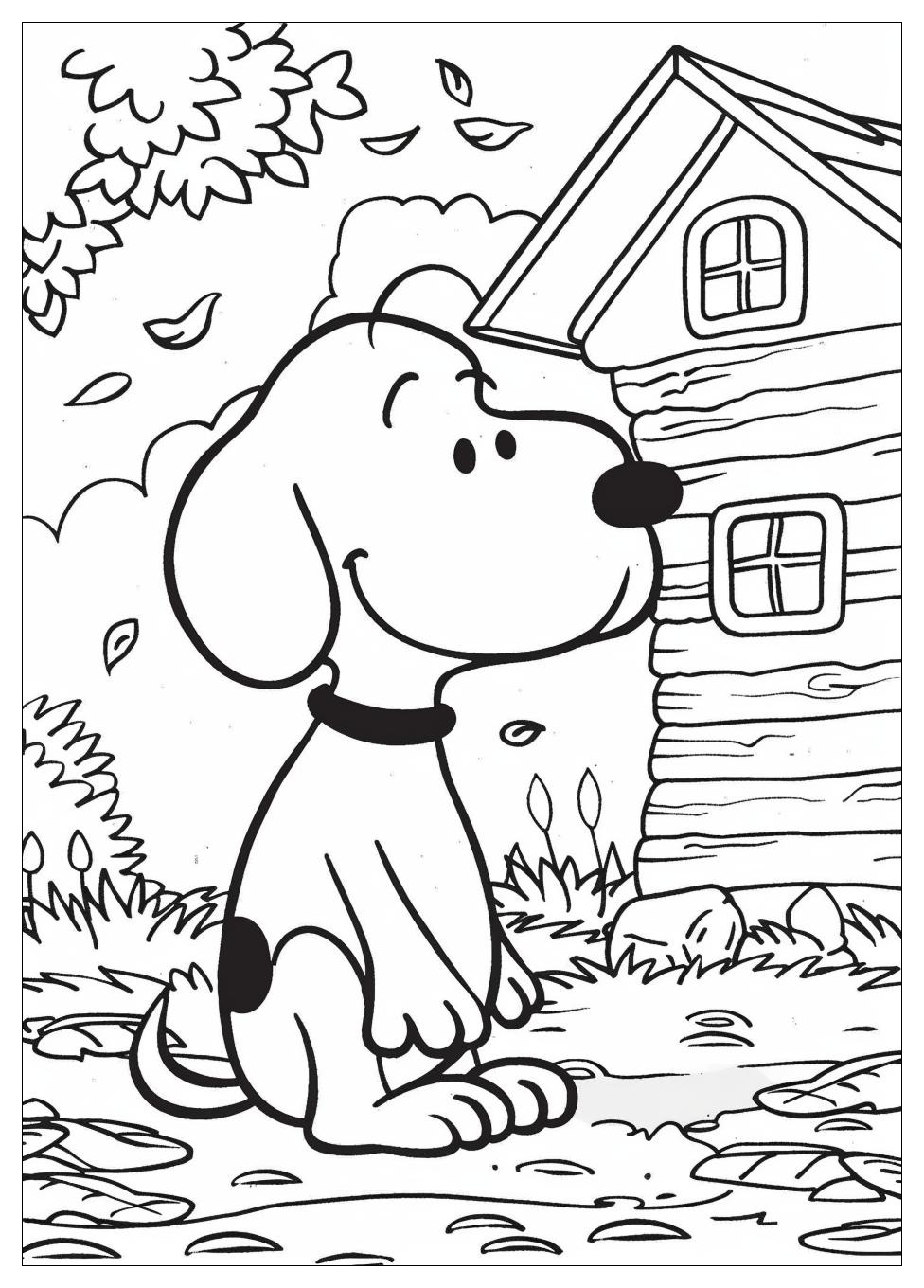 Snoopy Coloring Pages-7
