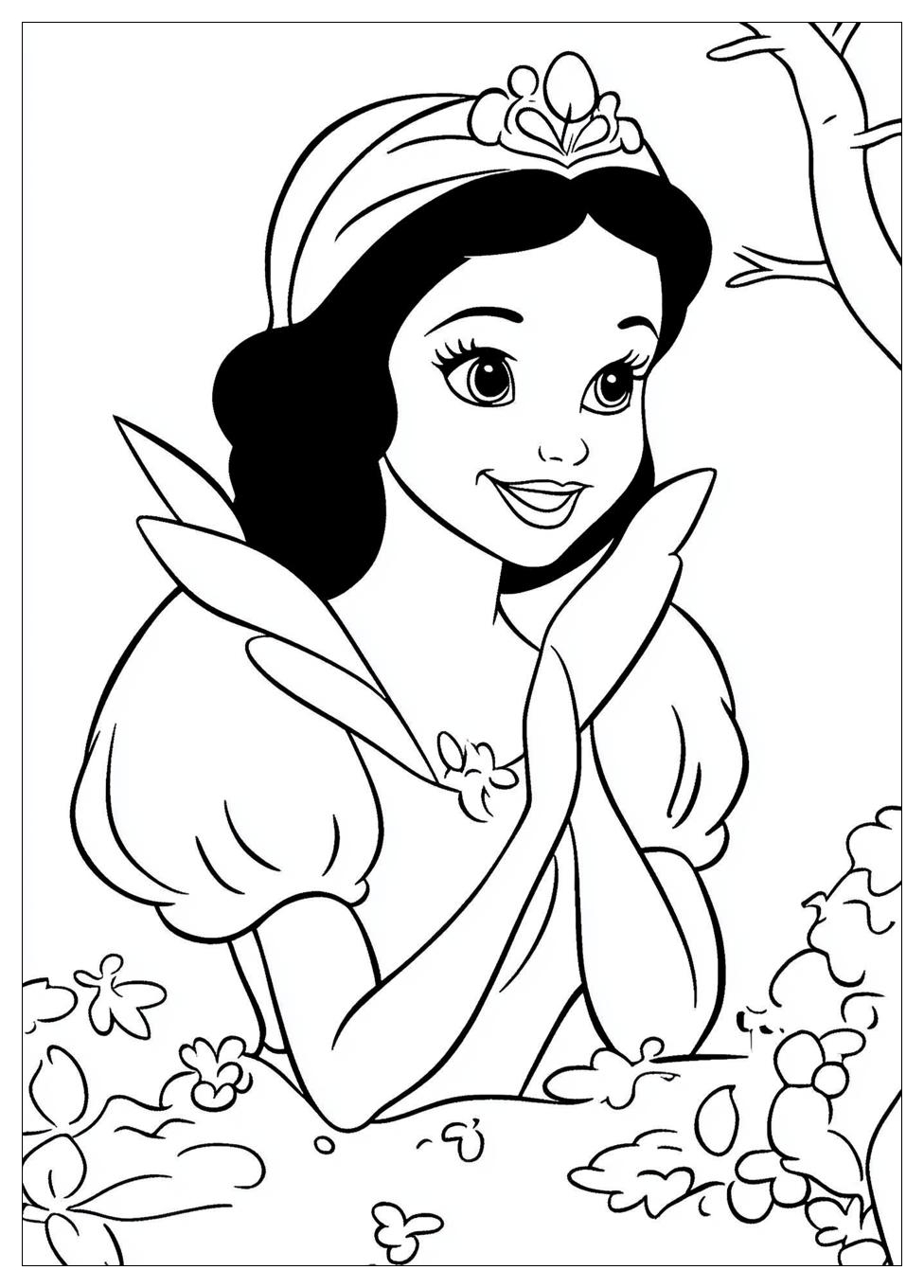 Snow White Coloring Pages-1