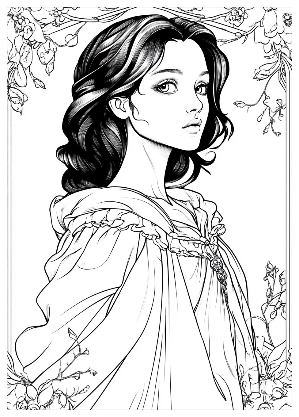 Snow White Coloring Pages-16