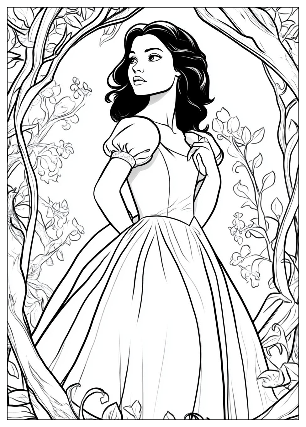 Snow White Coloring Pages-19