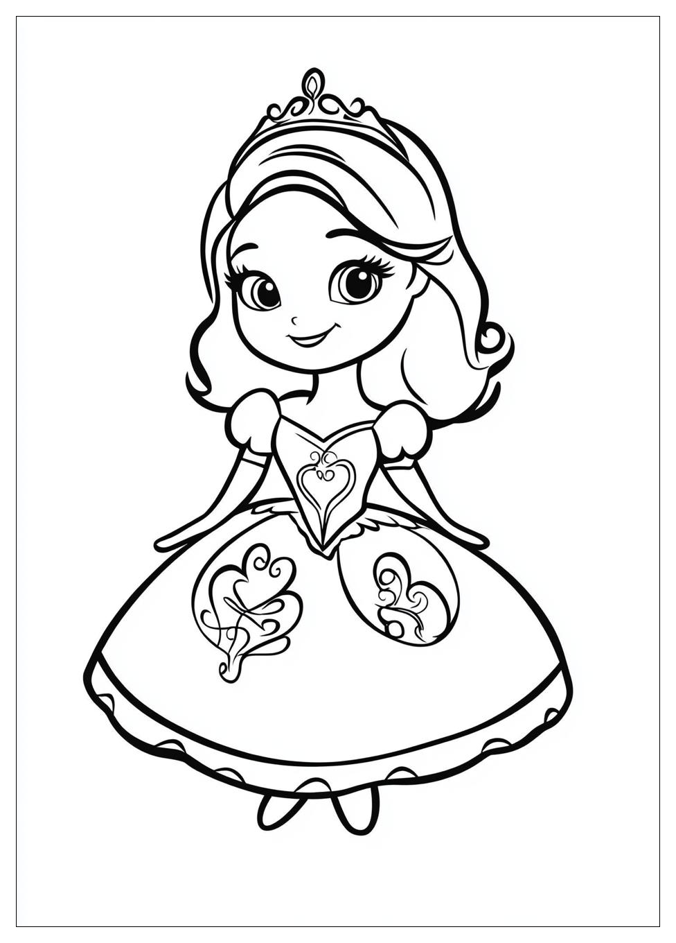 Sofia The First Coloring Pages-10