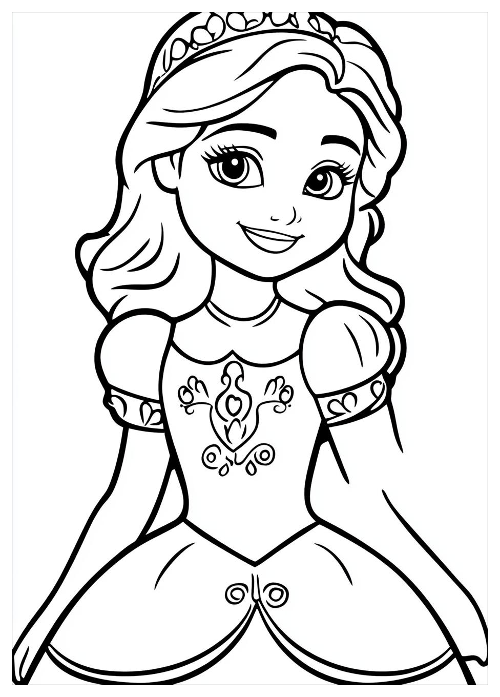 Sofia The First Coloring Pages-11