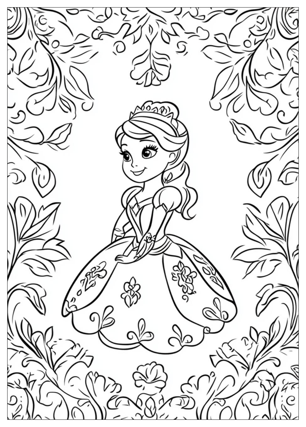 Sofia The First Coloring Pages-13