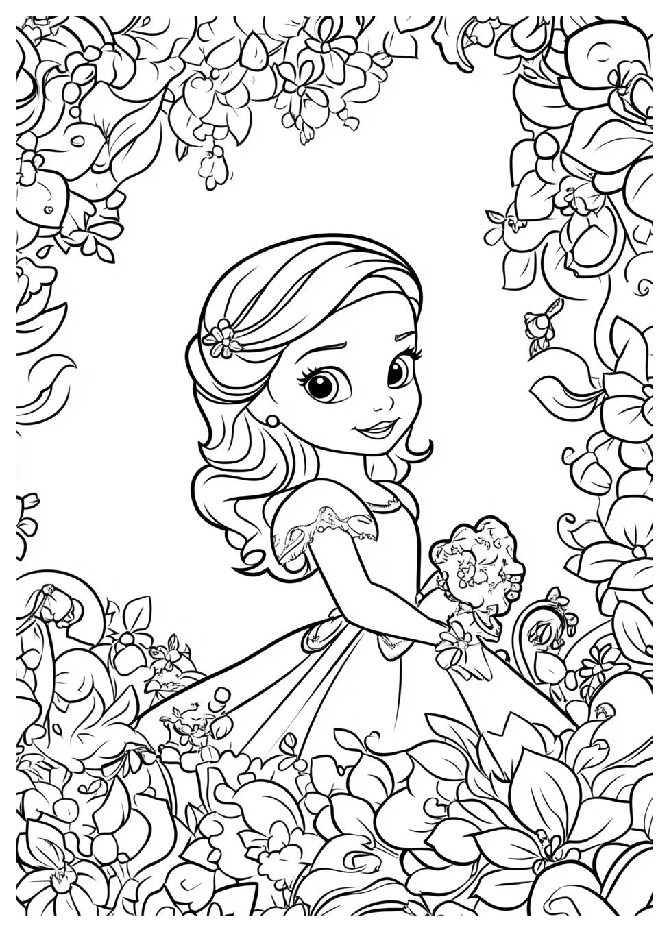 Sofia The First Coloring Pages-14