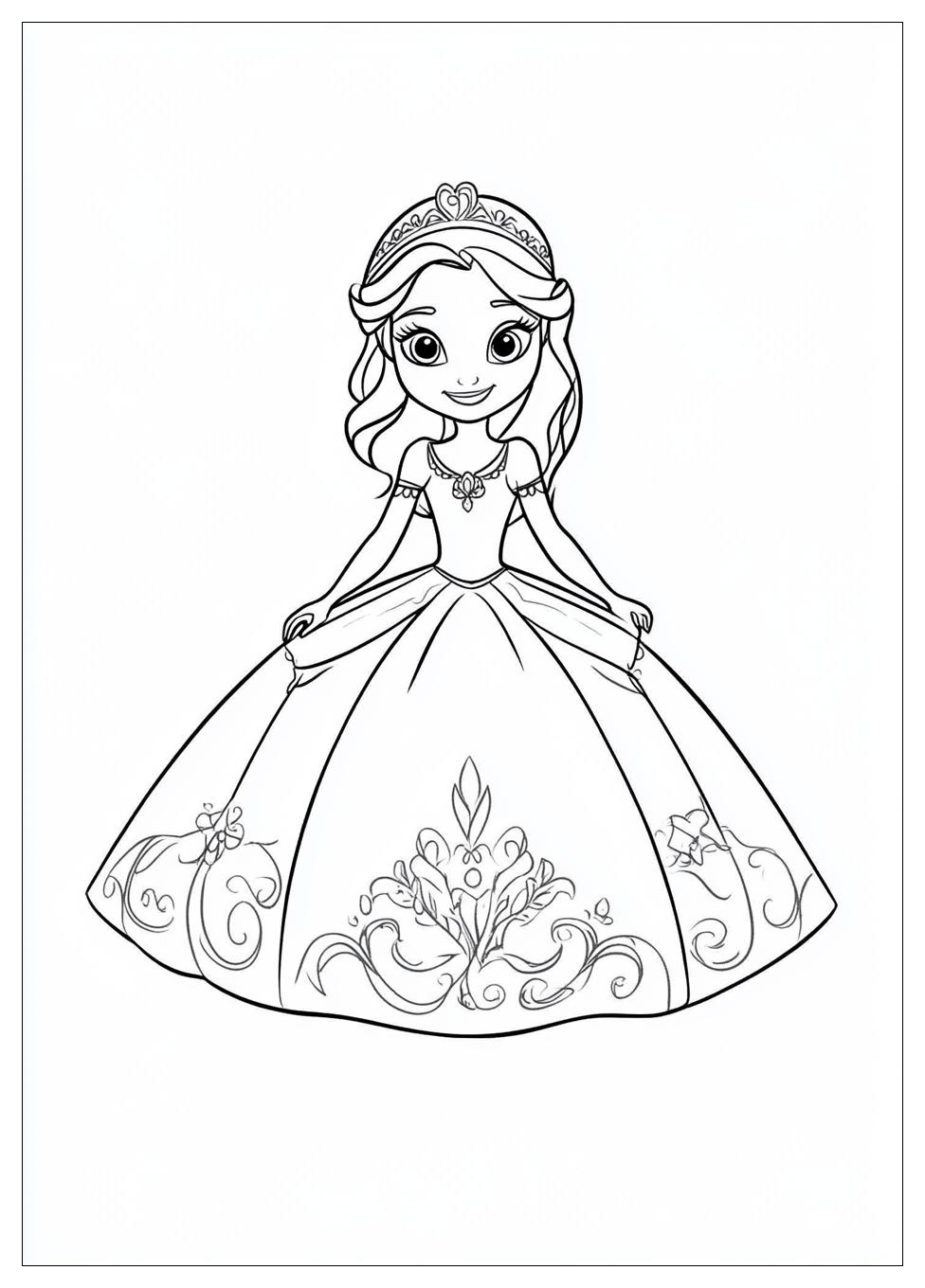 Sofia The First Coloring Pages-15