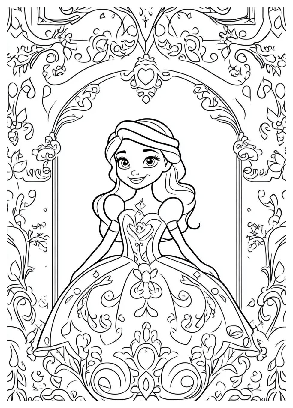 Sofia The First Coloring Pages-16