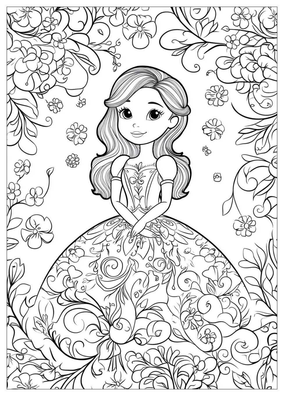 Sofia The First Coloring Pages-17