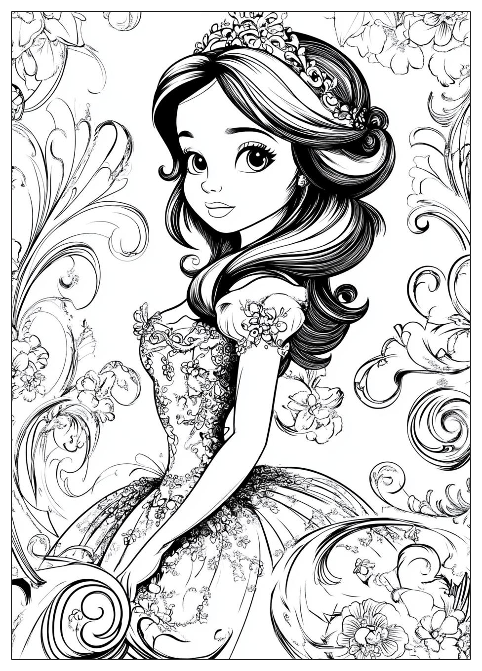 Sofia The First Coloring Pages-19