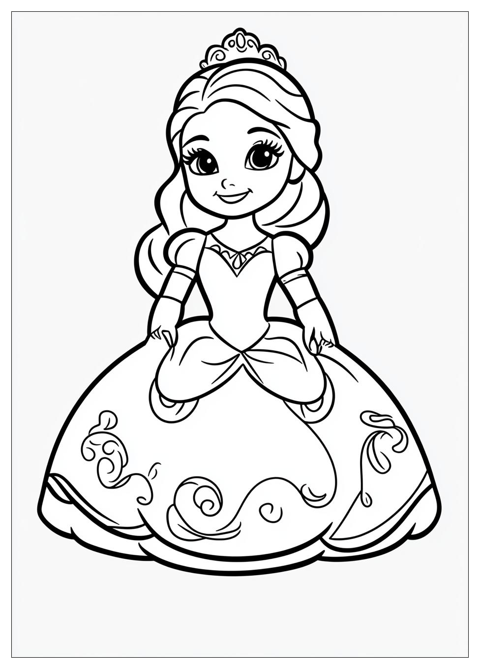 Sofia The First Coloring Pages-2