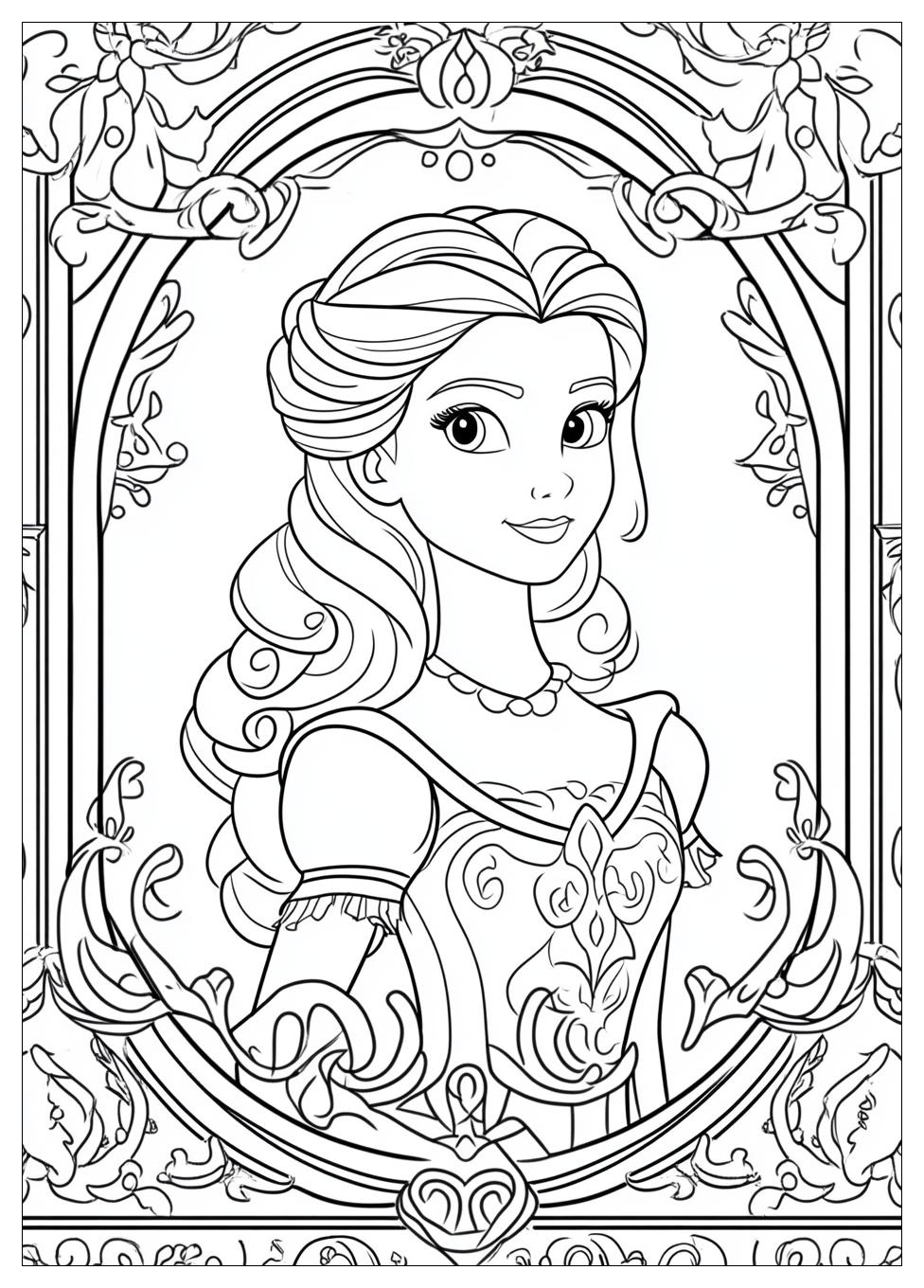 Sofia The First Coloring Pages-20