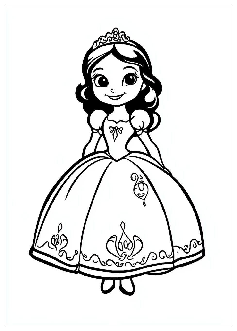 Sofia The First Coloring Pages-6