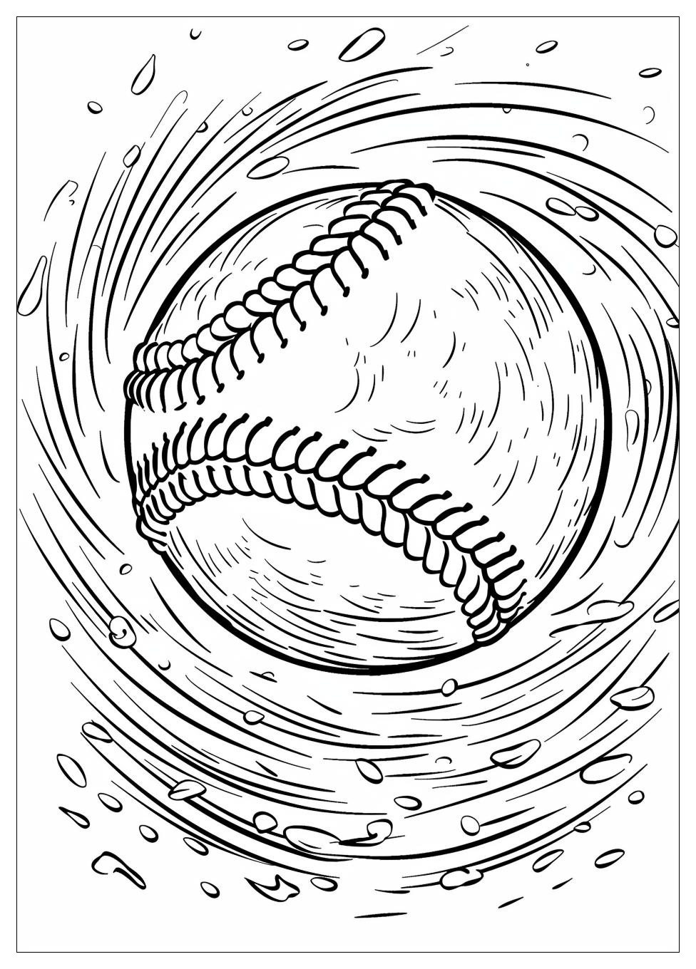 Softball Coloring Pages-1