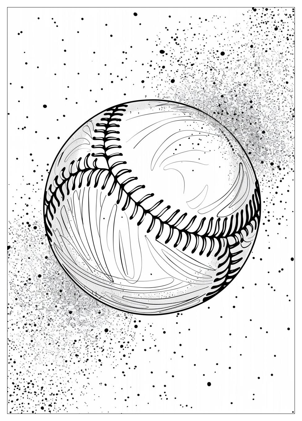 Softball Coloring Pages-11