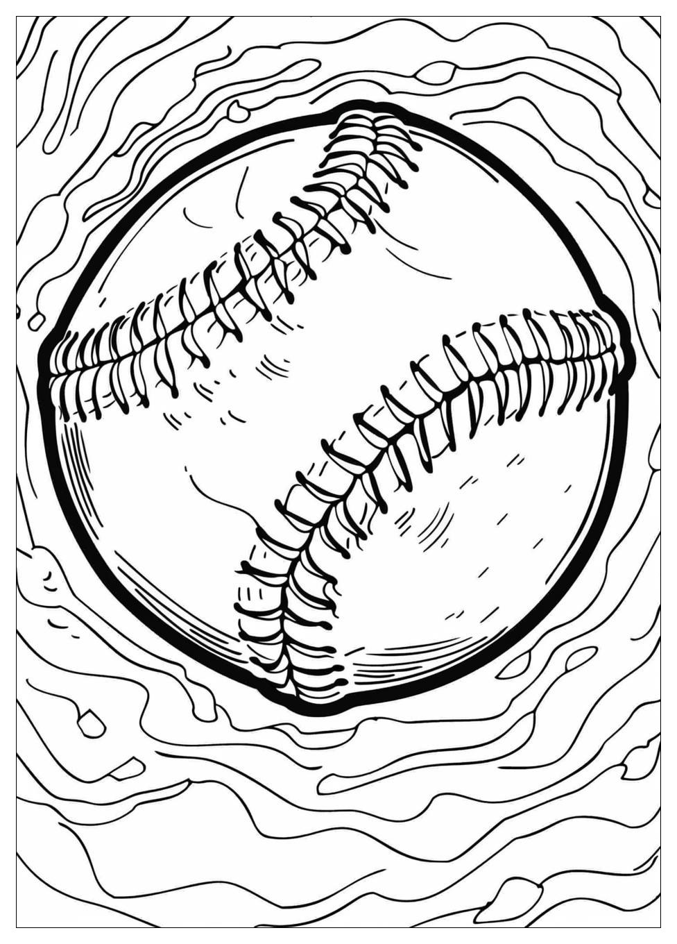 Softball Coloring Pages-12