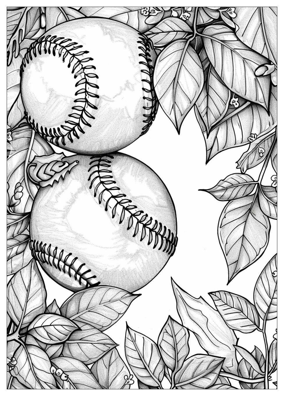Softball Coloring Pages-14