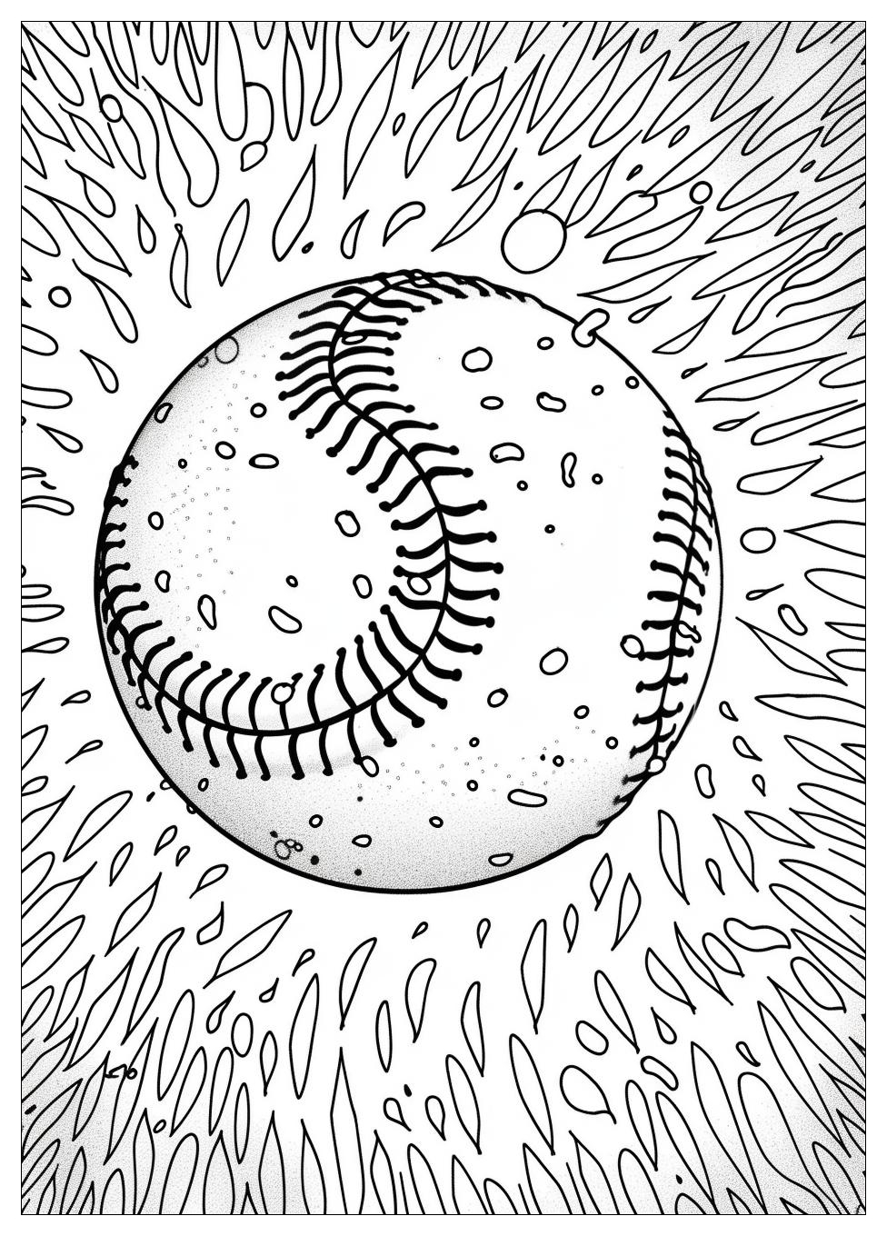 Softball Coloring Pages-4