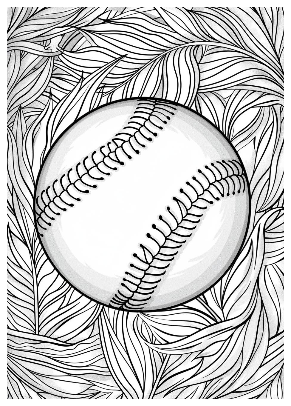Softball Coloring Pages-5