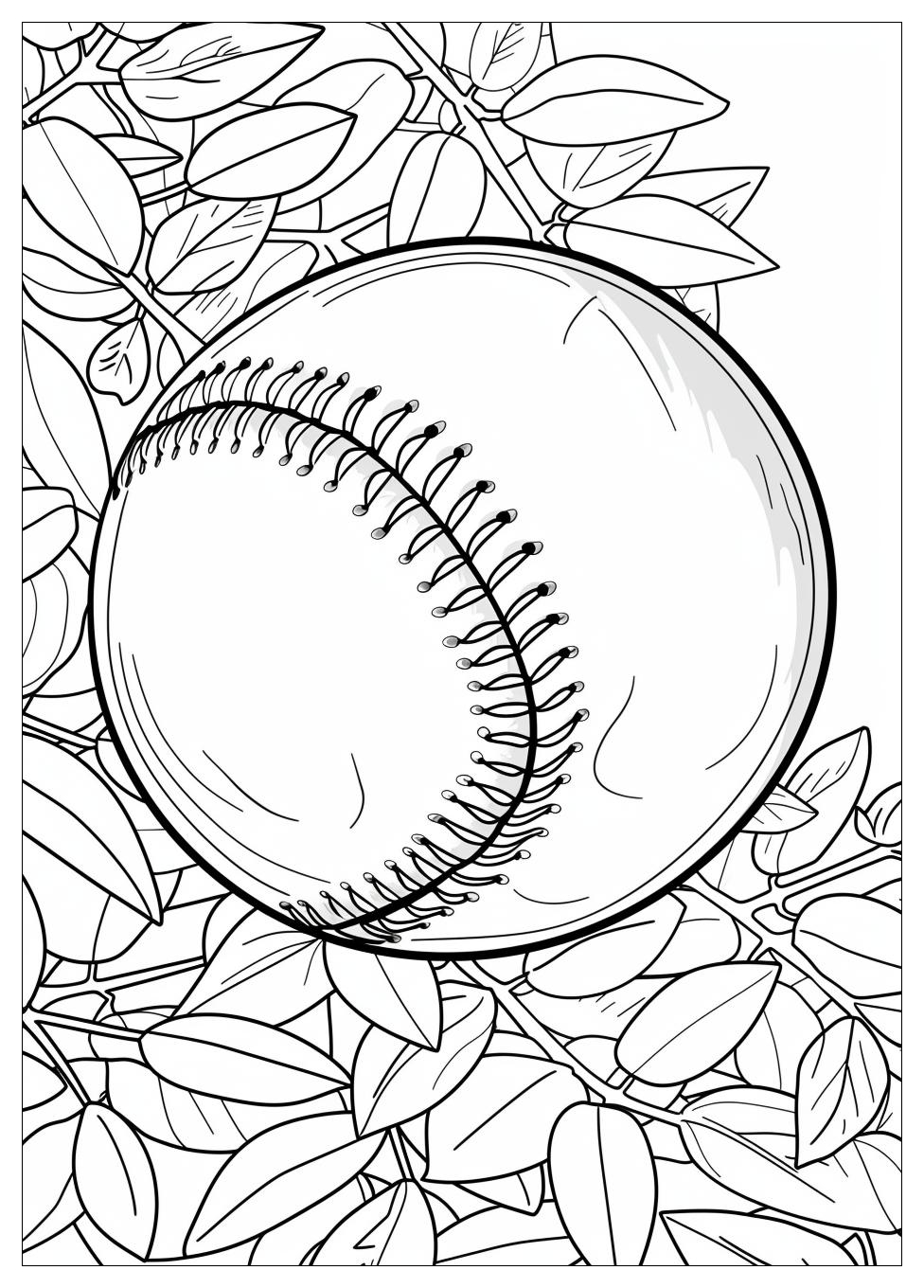 Softball Coloring Pages-8