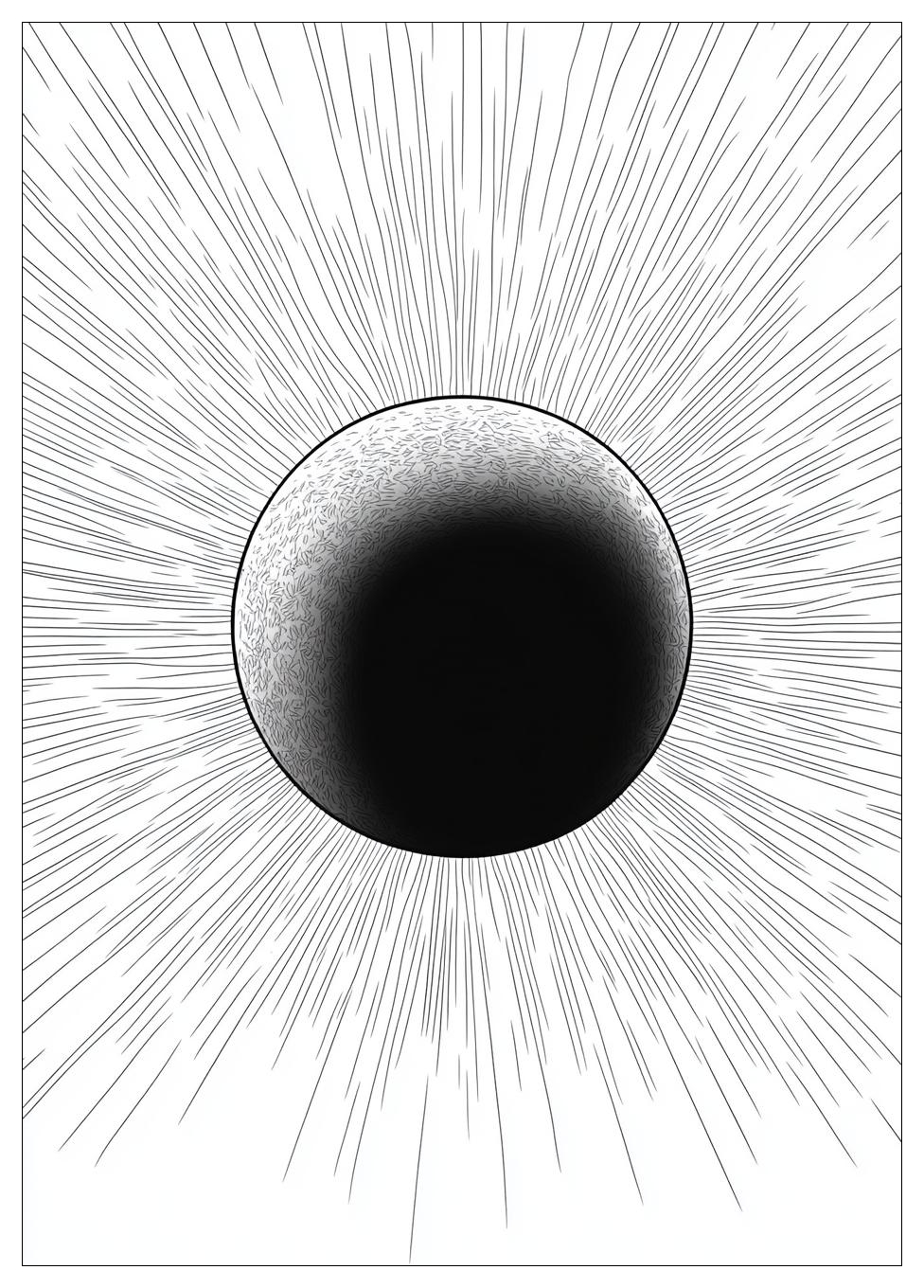 Solar Eclipse Coloring Pages-10
