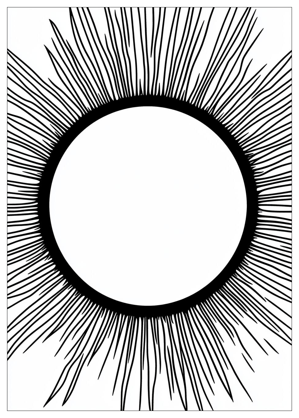Solar Eclipse Coloring Pages-12