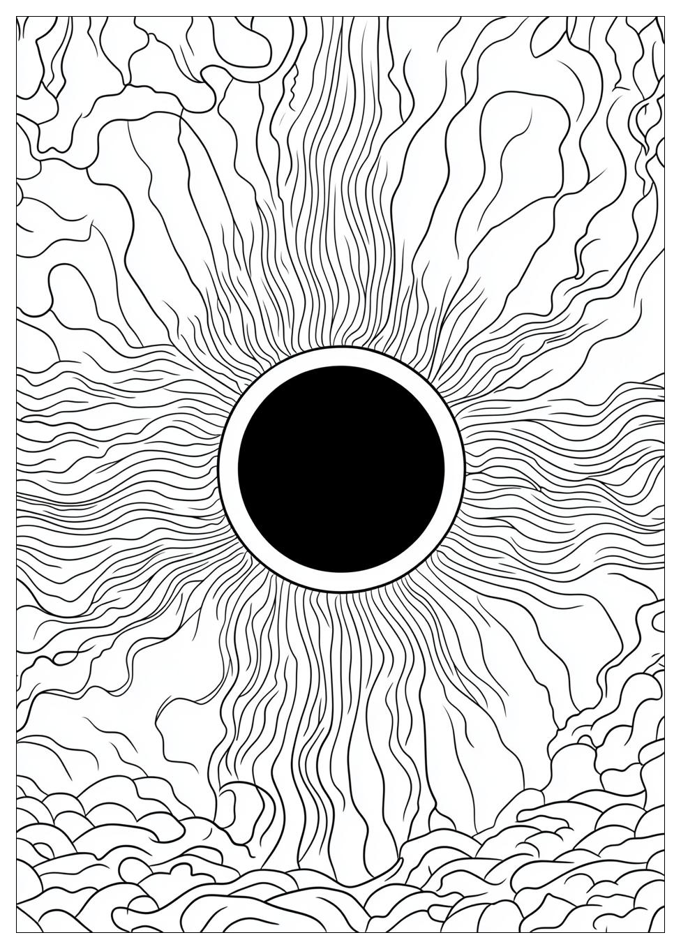 Solar Eclipse Coloring Pages-13