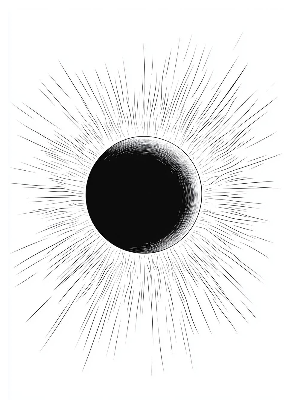 Solar Eclipse Coloring Pages-16