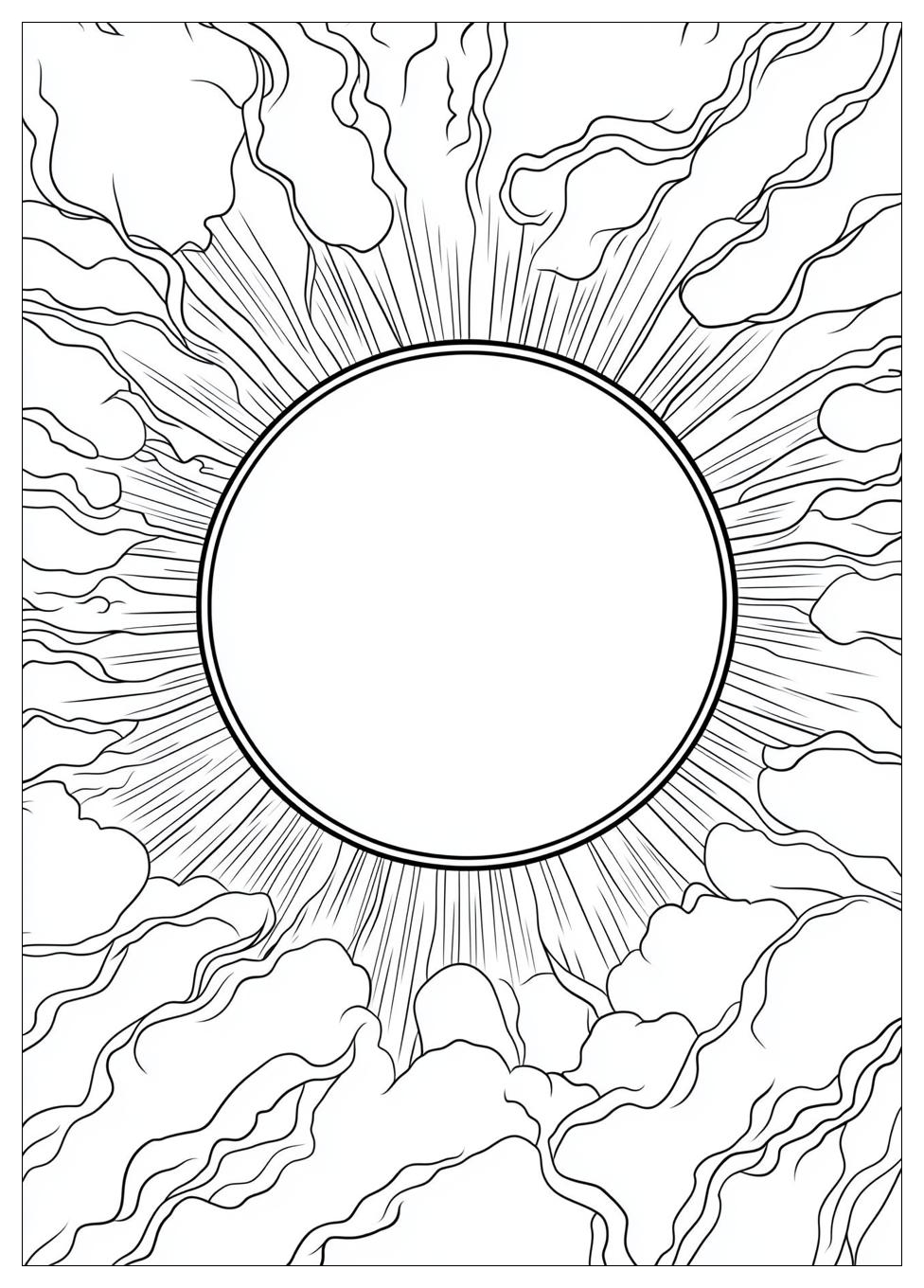 Solar Eclipse Coloring Pages-3