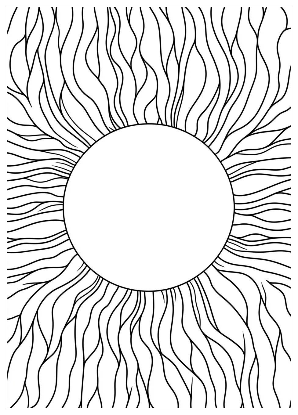 Solar Eclipse Coloring Pages-5