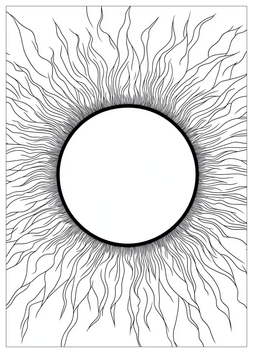 Solar Eclipse Coloring Pages-9