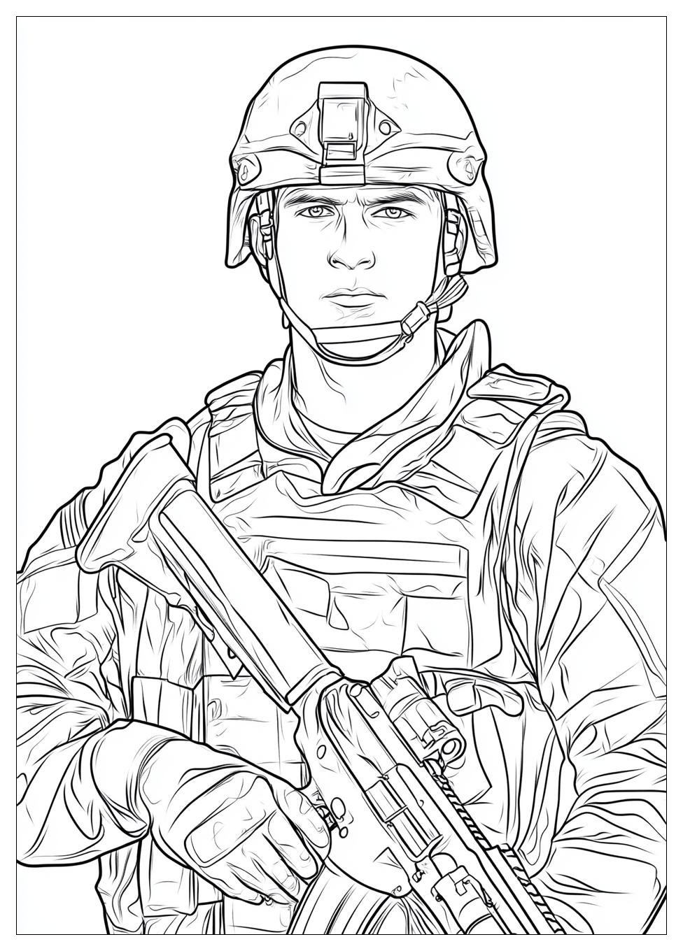 Soldier Coloring Pages-13