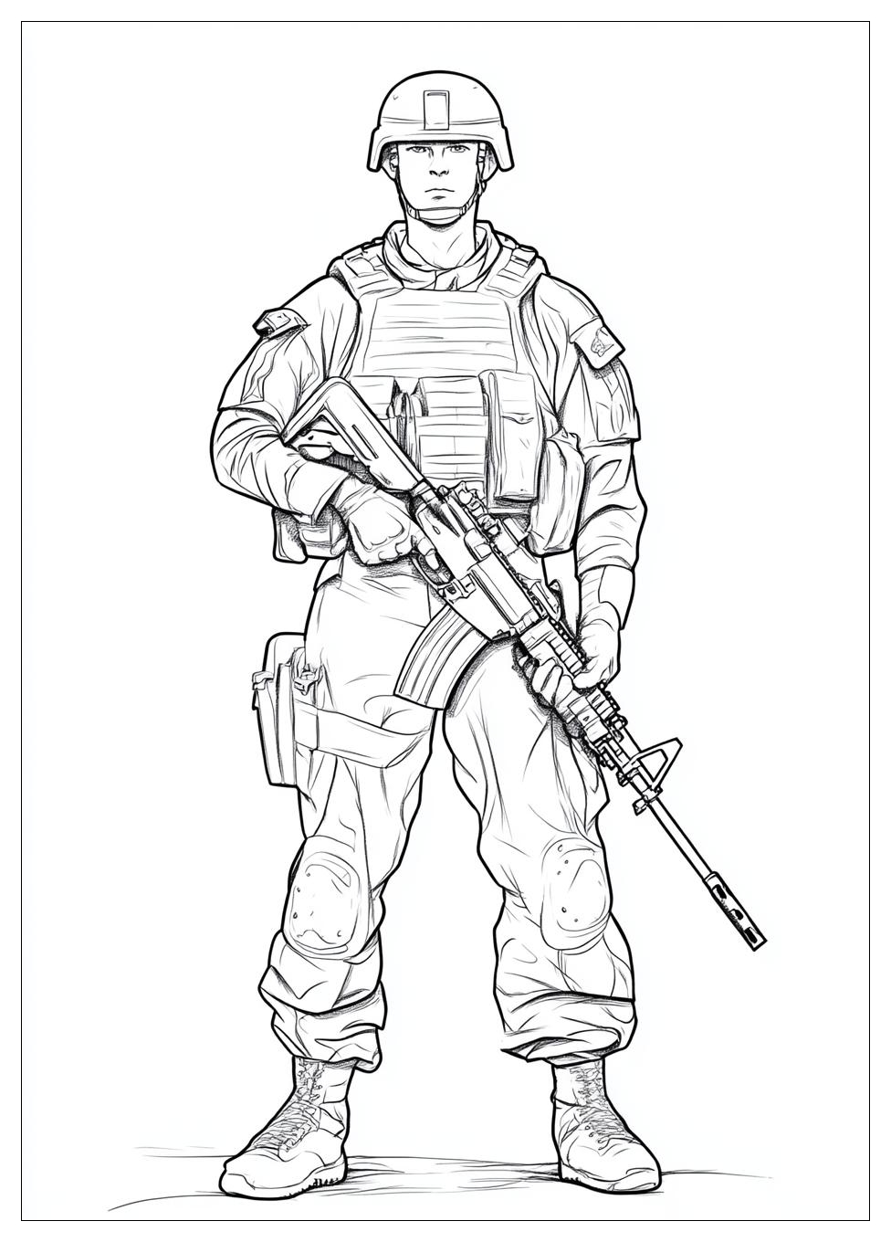 Soldier Coloring Pages-3