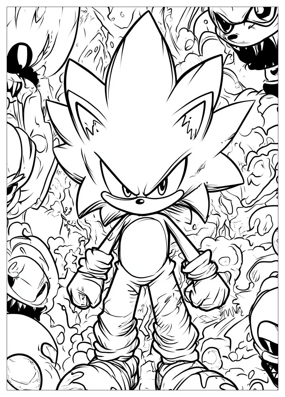 Free Printable Sonic Exe Coloring Pages 3 Sonic Exe Coloring Pages-3
