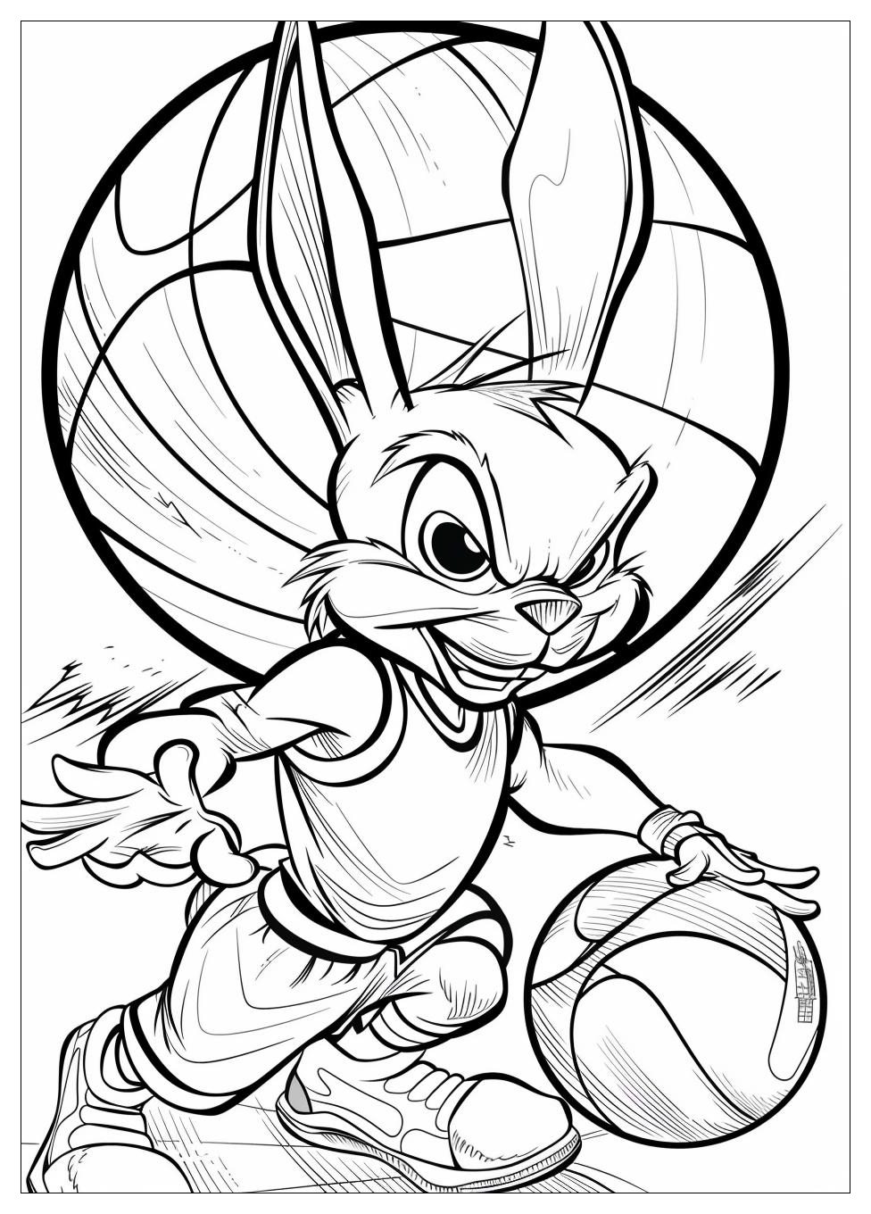 Space Jam Coloring Pages-1
