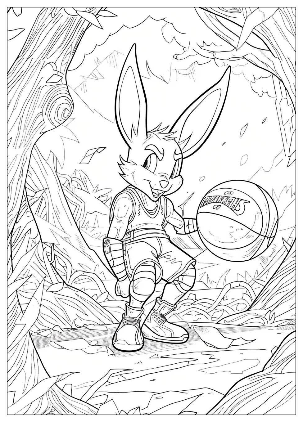 Space Jam Coloring Pages-18
