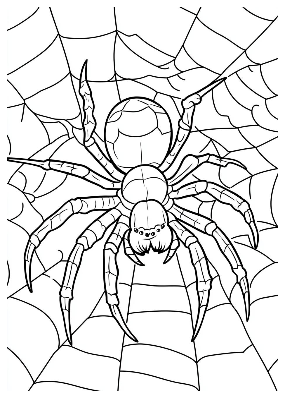 Free Printable Spider Coloring Pages 5 Spider Coloring Pages-5