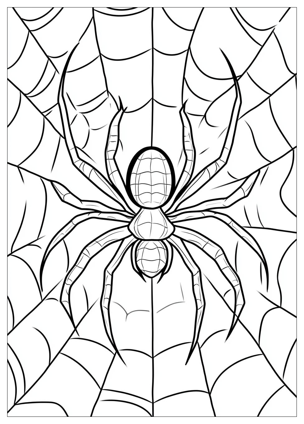 Free Printable Spider Coloring Pages 6 Spider Coloring Pages-6