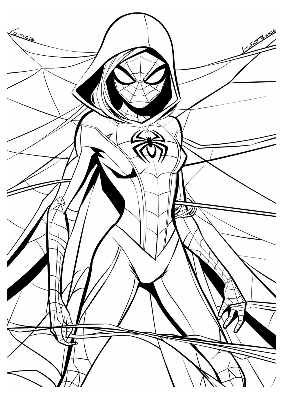 Spider Gwen Coloring Pages-10