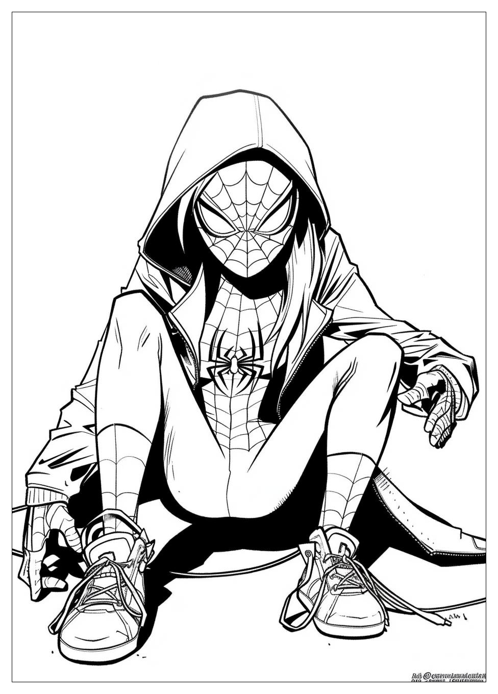 Spider Gwen Coloring Pages-11
