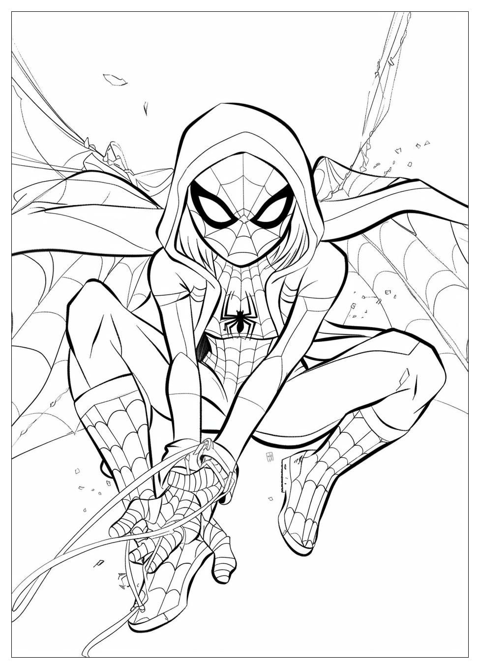 Spider Gwen Coloring Pages-13