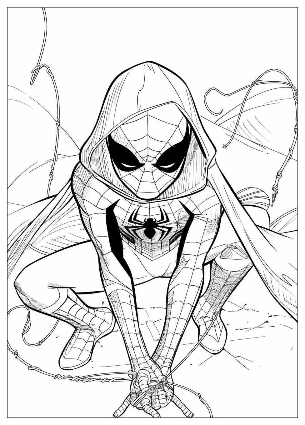 Spider Gwen Coloring Pages-16