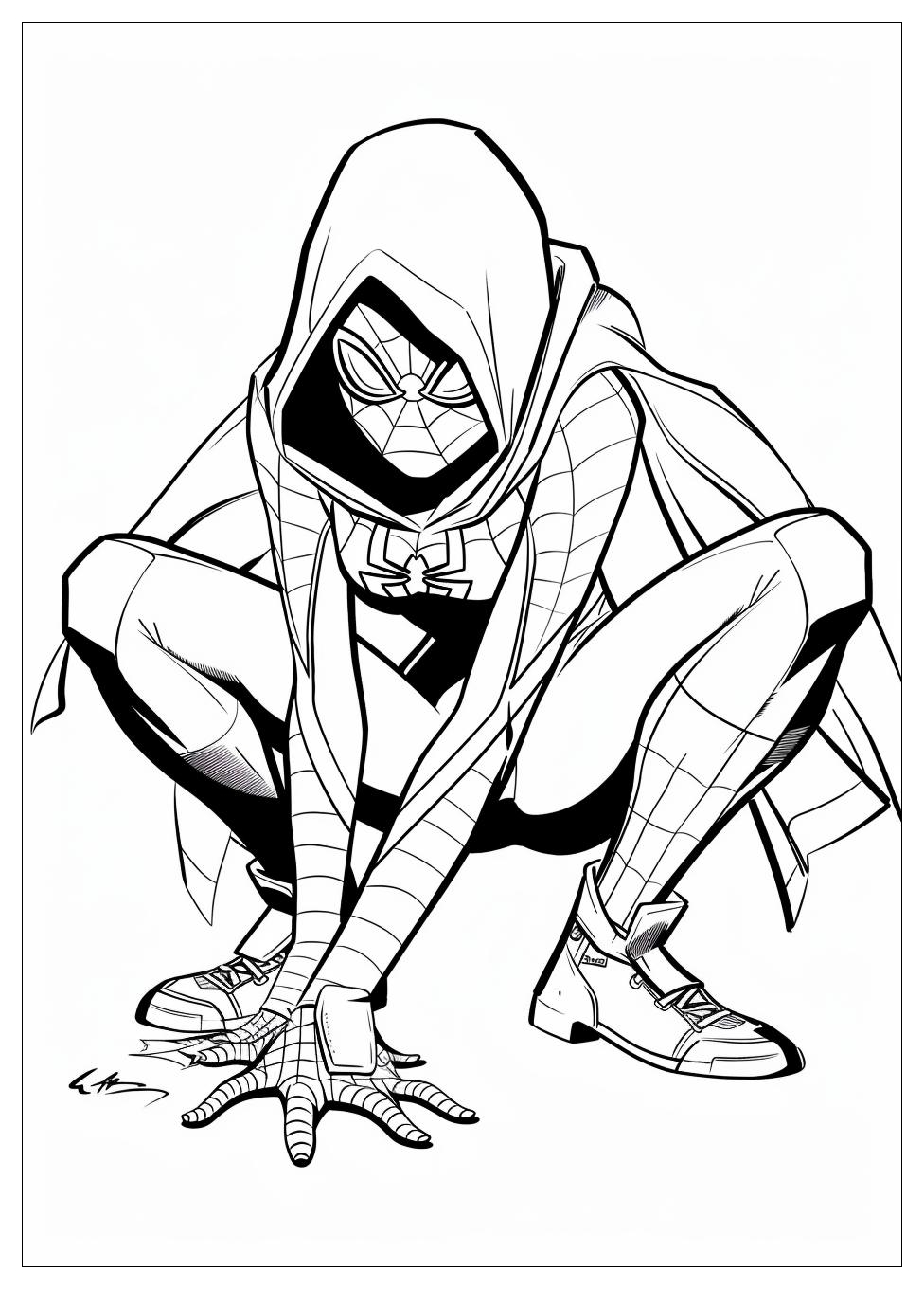 Spider Gwen Coloring Pages-18