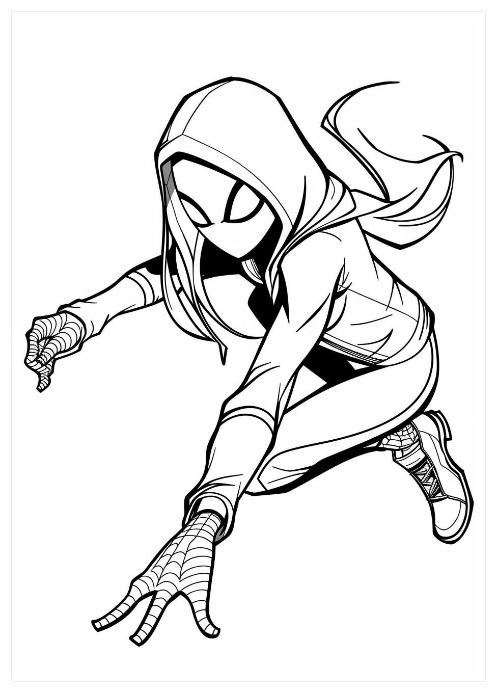 Spider Gwen Coloring Pages-20